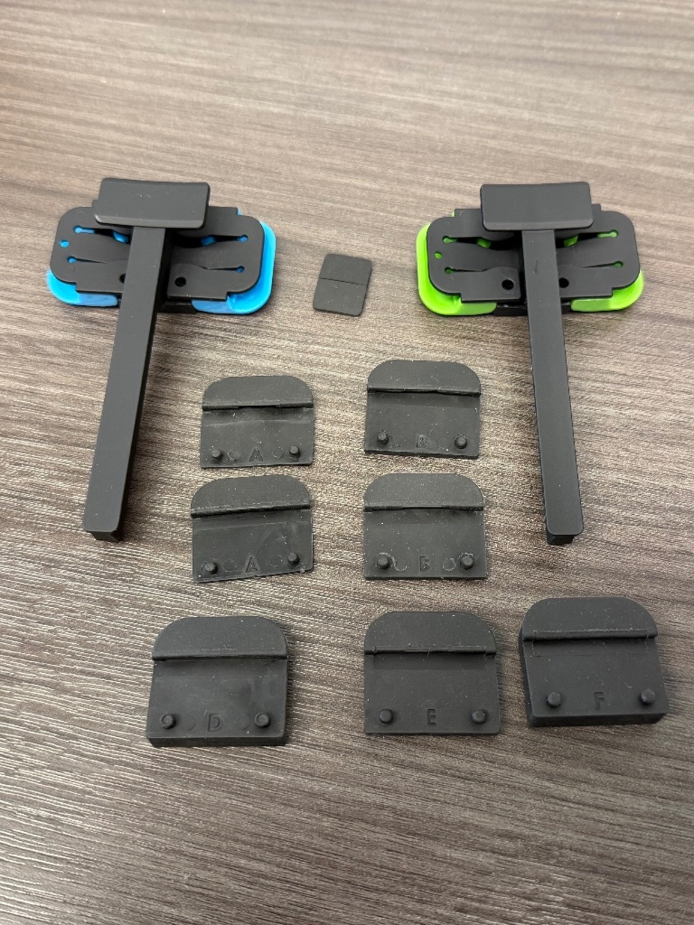 Ten One Design - Mountie (2 - Blue and Green) Side Mount Clip